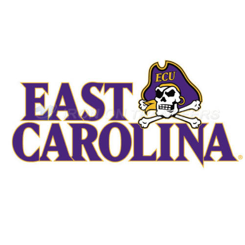 East Carolina Pirates Logo T-shirts Iron On Transfers N4310